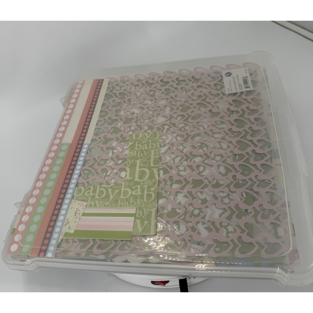 Large Mixed Lot Of‎ Scrapbooking Supplies-Paper Cardstock Embellishments Sticker